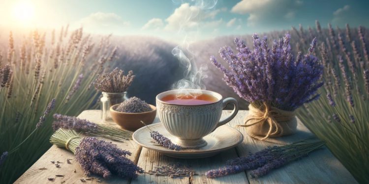 Chá de Alfazema (imagem gerada por IA)