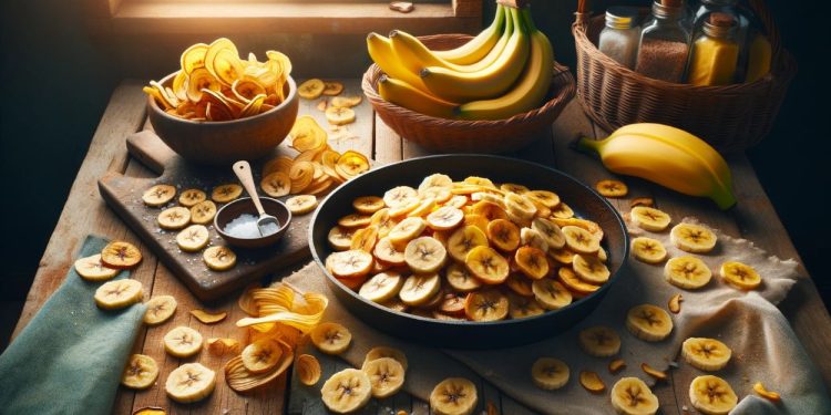 Chips de Banana (imagem gerada por IA)